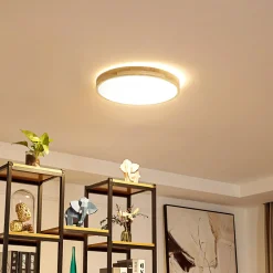 Lindby Smart LED kattovalaisin Innes puu Ø39cm RGB CCT Tuya RGB CCT Tuya