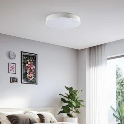 Lindby Smart LED-kattovalaisin Innes valkoinen Ø 38 cm RGB CCT Tuya Tuya
