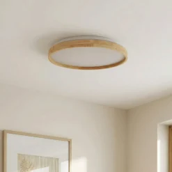 Lindby Smart LED kattovalaisin Mirren puu Ø39.5cm CCT Tuya CCT Tuya