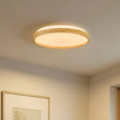 Lindby Smart LED kattovalaisin Mirren puu Ø39.5cm CCT Tuya CCT Tuya