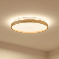 Lindby Smart LED kattovalaisin Mirren puu Ø39.5cm CCT Tuya CCT Tuya
