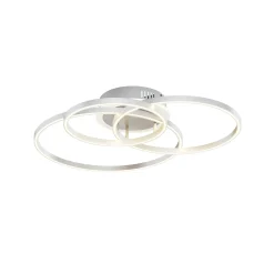 Lindby Smart LED-kattovalaisin Tula, kaukosäädin, Tuya CCT