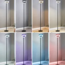 Lindby Smart LED-lattiavalo Cilian, RGBW, CCT, ZigBee, Hue