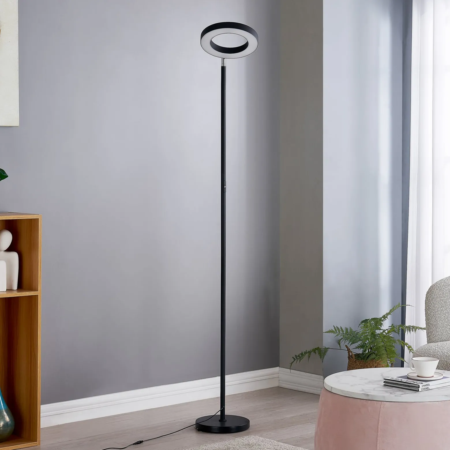 Lindby Smart LED-lattiavalo Cilian, RGBW, CCT, ZigBee, Hue