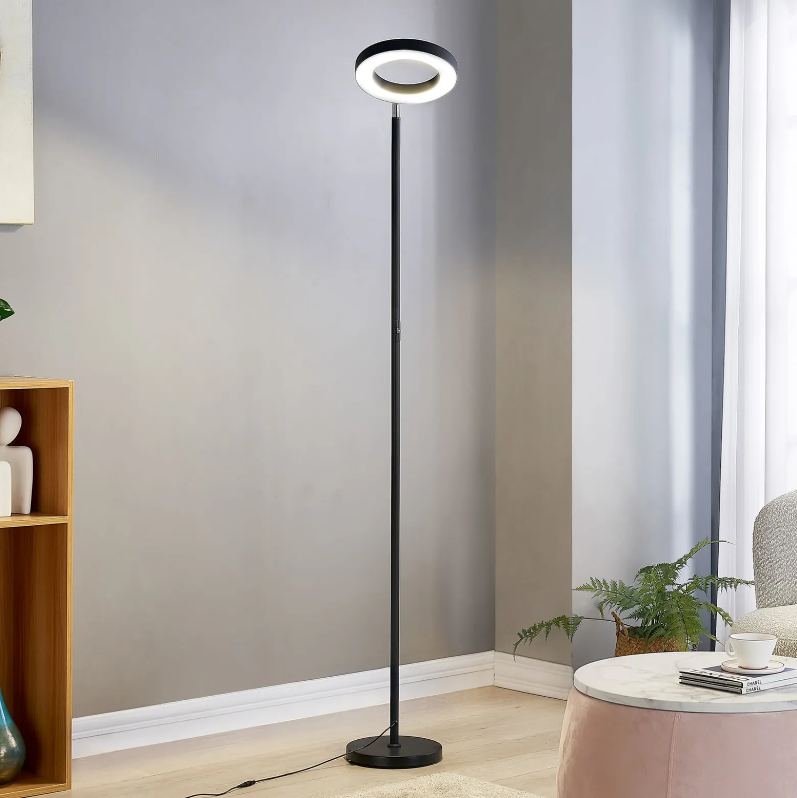 Lindby Smart LED-lattiavalo Cilian, RGBW, CCT, ZigBee, Hue