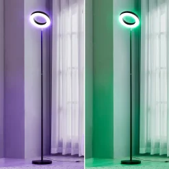 Lindby Smart LED-lattiavalo Cilian, RGBW, CCT, ZigBee, Hue