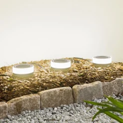 Lindby Smart LED maapiikkivalo Kyren, CCT, RGB, Tuya, 3 kpl