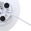 Lindby Smart LED-pöytävalaisin Cosmia, valkoinen, lasi, Tuya