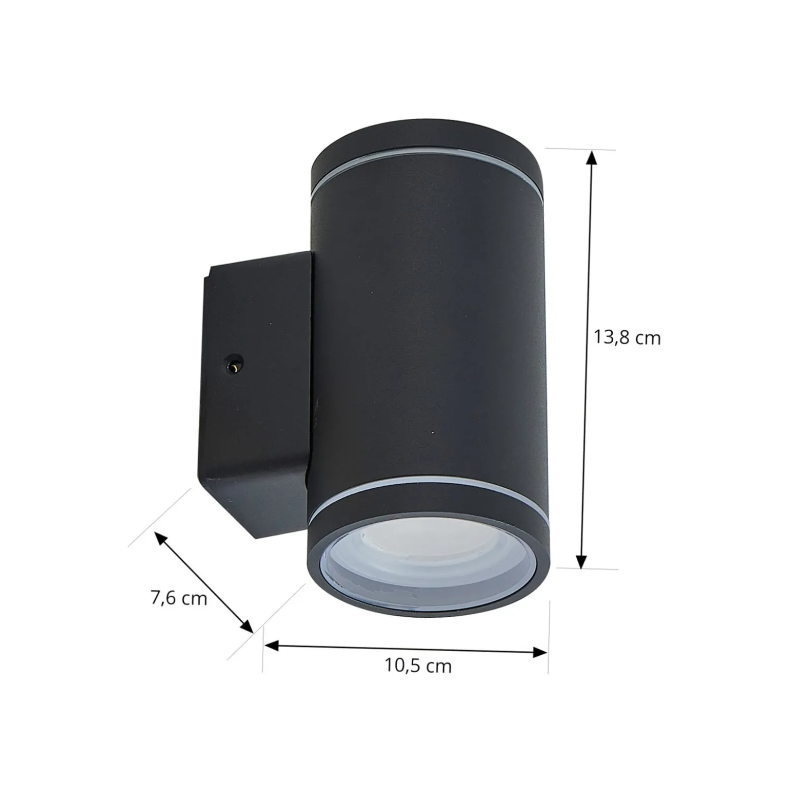 Lindby Smart LED-ulkoseinävalaisin Valtin CCT RGB Tuya IP54