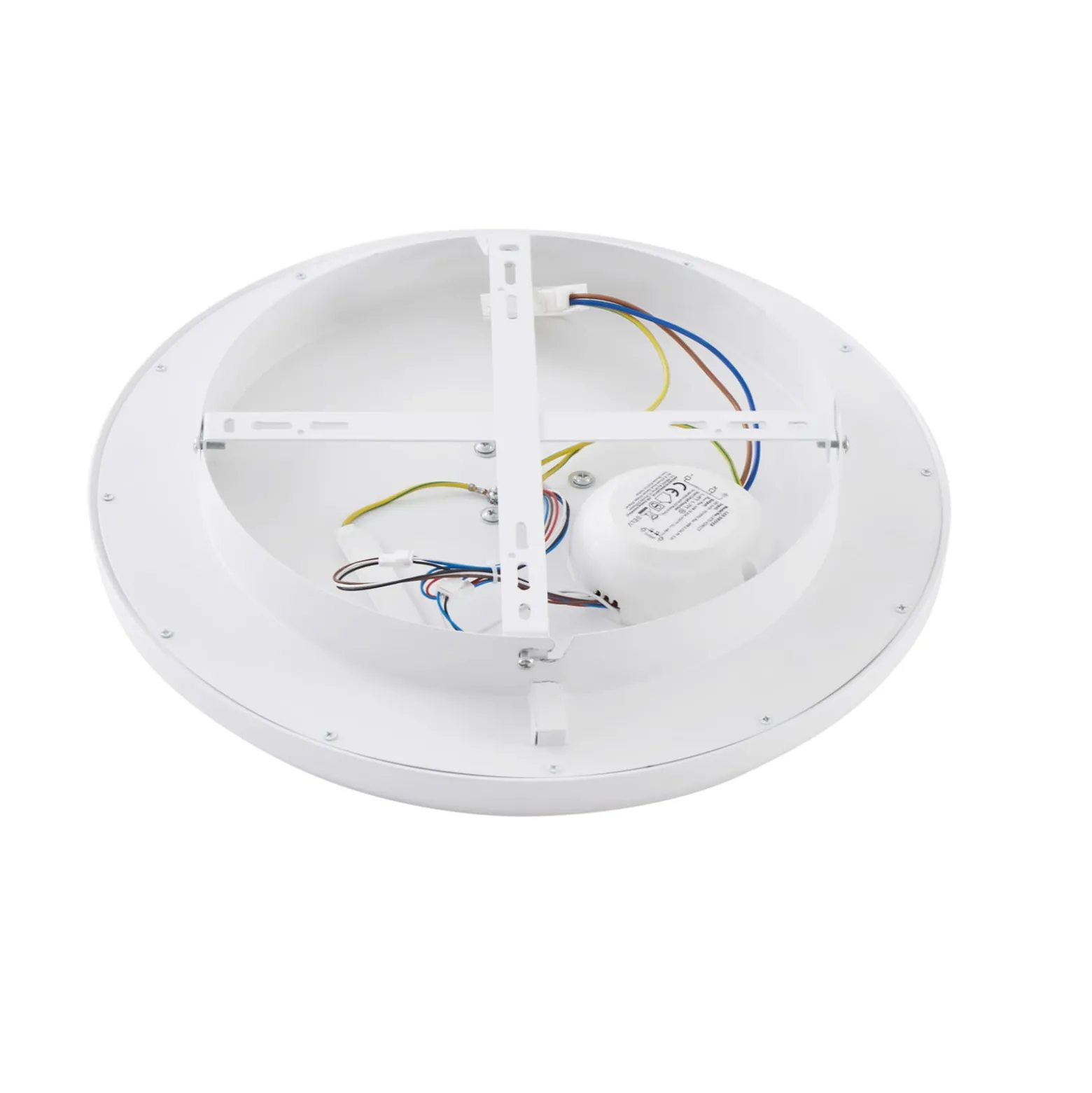 Lindby Smart Lynden LED-kattovalaisin, Ø 38cm, valkoinen, RGB, Tuya
