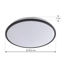 Lindby Smart Swaran LED-kattovalaisin, Ø39.5cm, RGB, CCT, Tuya