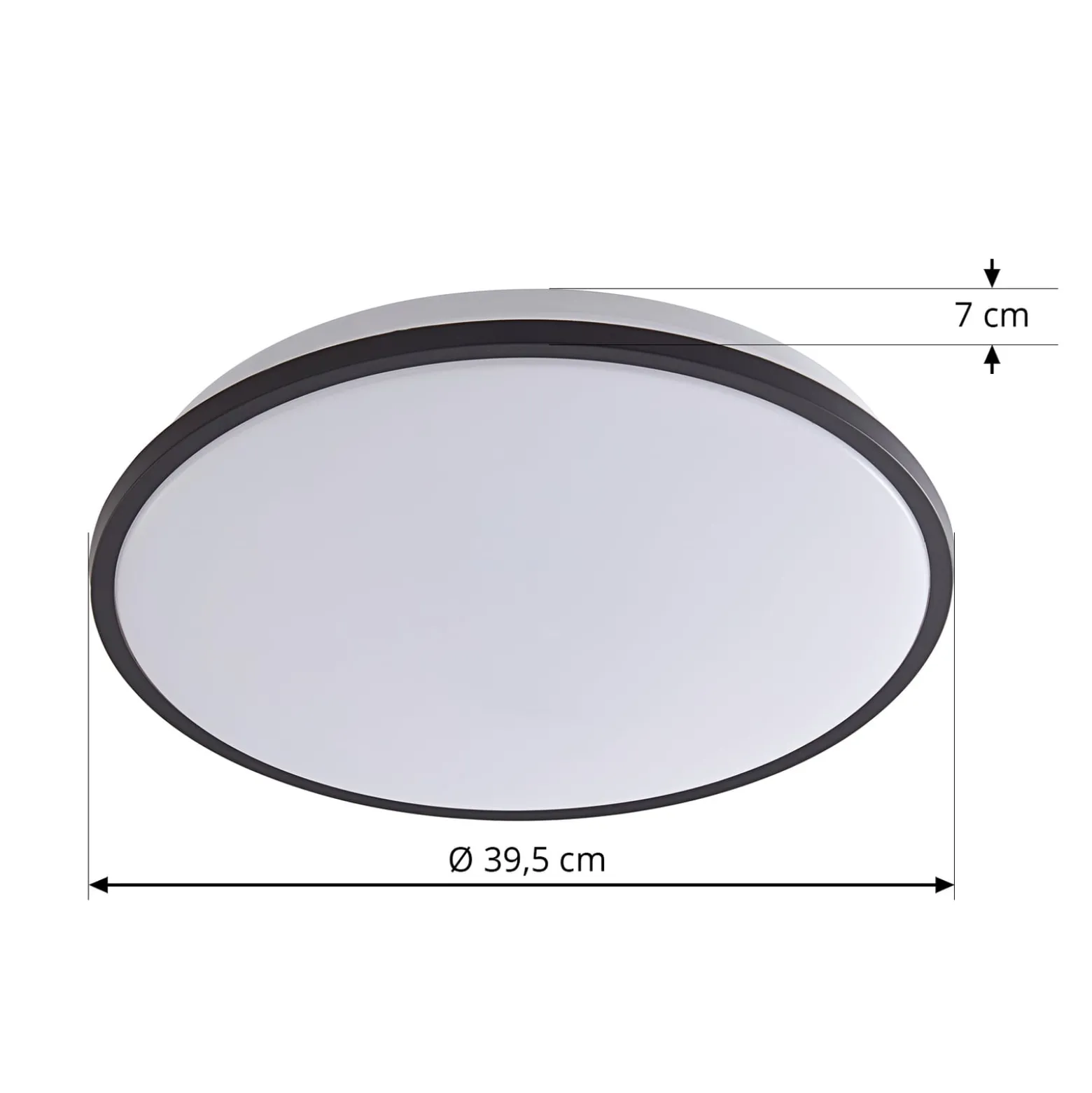 Lindby Smart Swaran LED-kattovalaisin, Ø39.5cm, RGB, CCT, Tuya