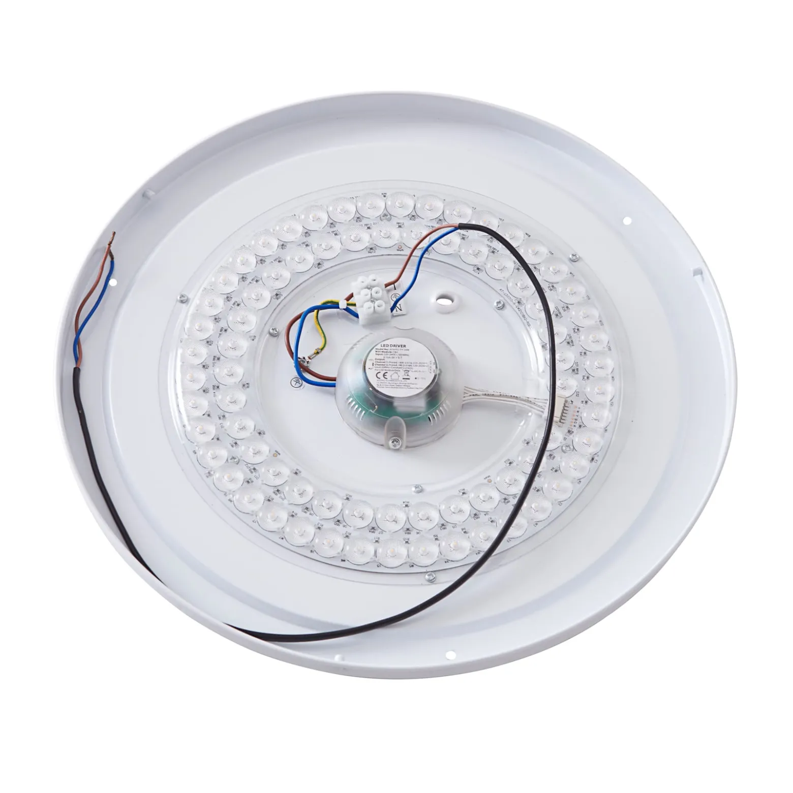 Lindby Smart Swaran LED-kattovalaisin, Ø39.5cm, RGB, CCT, Tuya