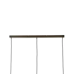 Lindby Sofian-riippuvalaisin, meripihka, lasi, 100 cm, 3-valo.