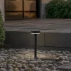 Lindby Solar-LED-maapiikkivalaisin Brinca, musta, PC, anturi