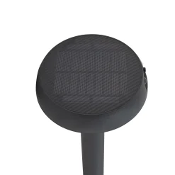 Lindby Solar-LED-maapiikkivalaisin Brinca, musta, PC, anturi