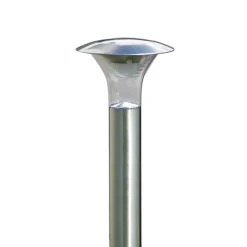 Lindby Solar LED-maapiikkivalaisin Jolin, 66 cm, ruostumaton teräs