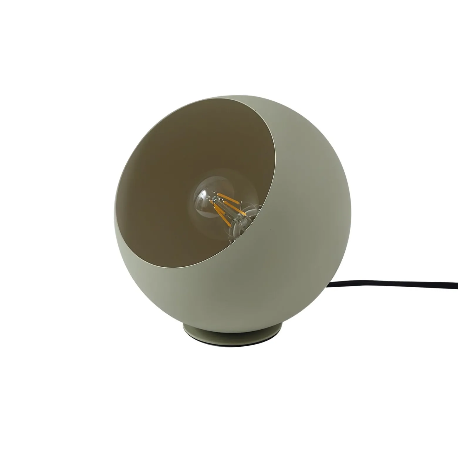 Lindby Solomia pöytävalaisin, vihreä, rauta, Ø 20 cm