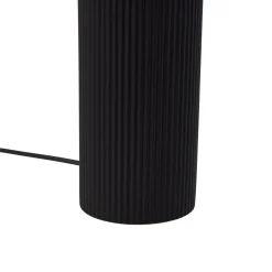 Lindby Sorscha pöytävalaisin, musta, rauta, Ø 26 cm
