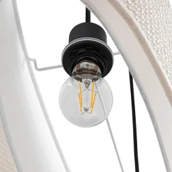Lindby Soula-riippuvalaisin, 78 cm, beige, muovi, E27