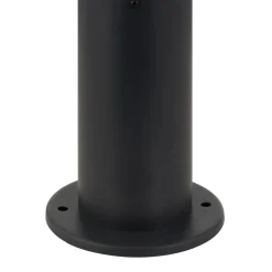 Lindby Statius -pollarilamppu, antrasiitti/kirkas, rauta, 45 cm