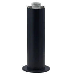 Lindby Statius -pollarilamppu, antrasiitti/kirkas, rauta, 45 cm