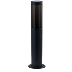 Lindby Statius -pollarilamppu, antrasiitti/kirkas, rauta, 45 cm