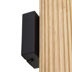 Lindby Stralino -seinävalaisin, 2-lamppuinen, korkeus 22 cm, puu