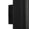 Lindby ulkoseinälamppu Halvar, musta, 20 cm, 2 x GU10, IP65