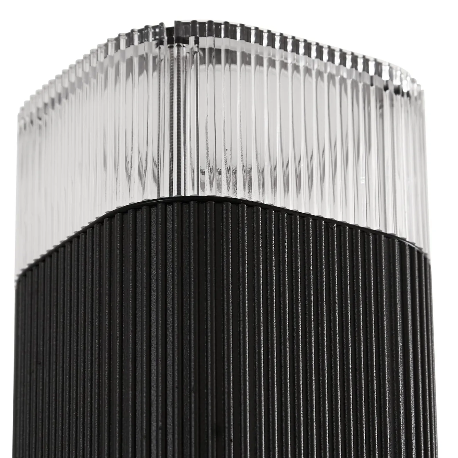 Lindby ulkoseinälamppu Halvar, musta, 20 cm, 2 x GU10, IP65