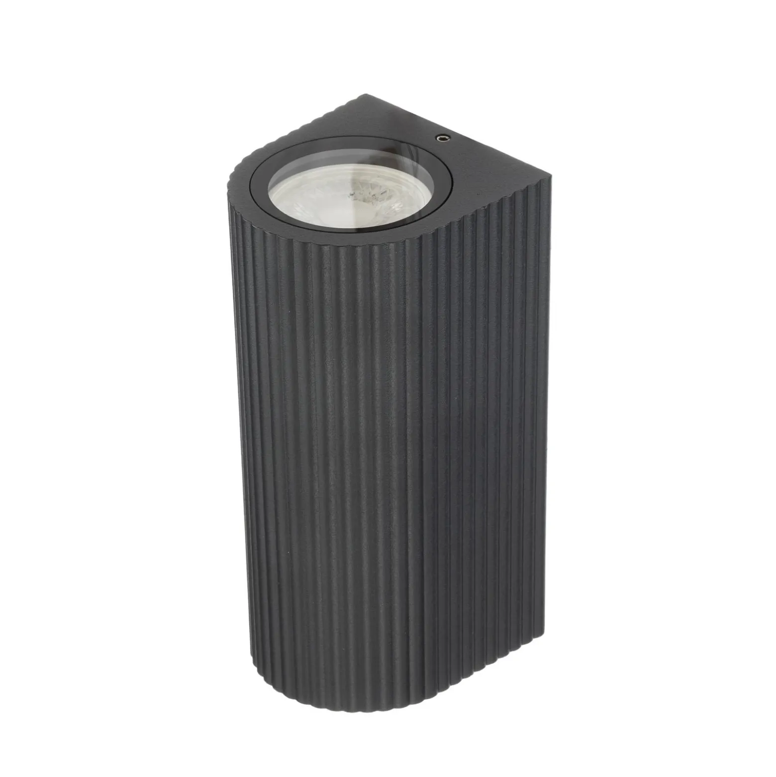 Lindby ulkoseinävalaisin Aluvo, antrasiitti, 16 cm, IP65 Riffel