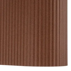 Lindby ulkoseinävalaisin Aluvo, ruoste, 16 cm, IP65, aallotettu