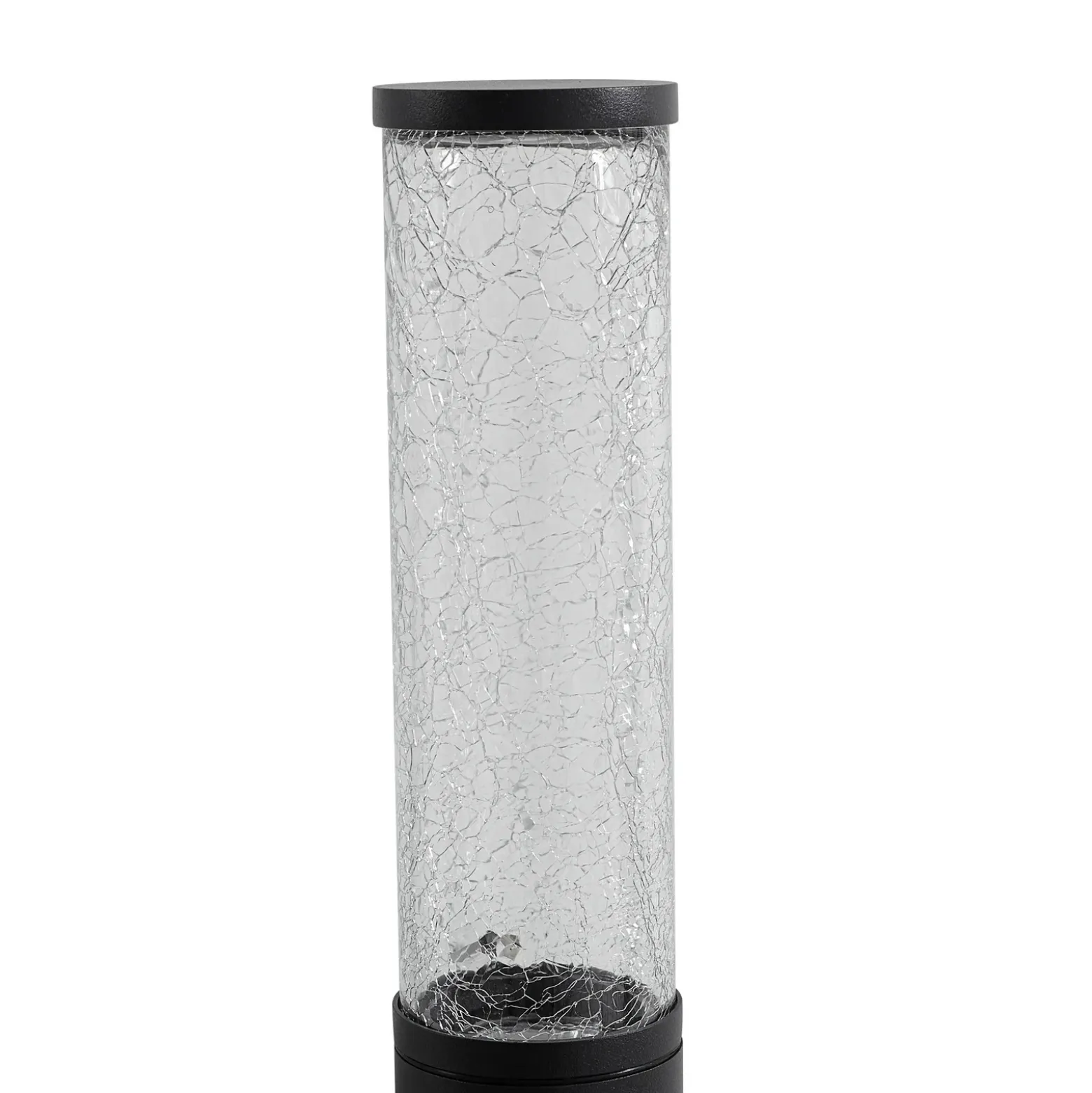 Lindby ulkoseinävalaisin Gavros, 45 cm, musta, alumiini