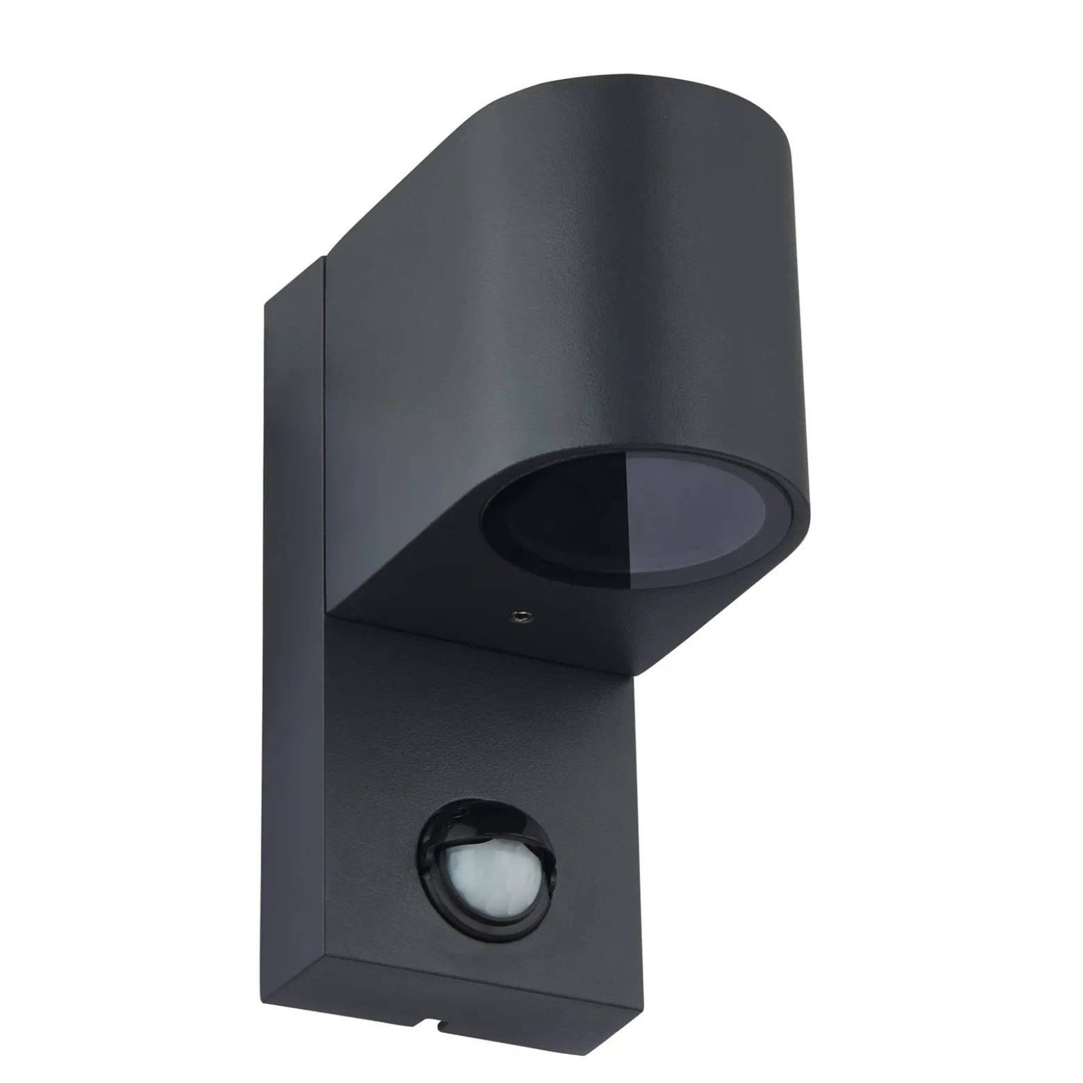 Lindby ulkoseinävalaisin Gelso, alumiini, 15 cm, GU10, anturi