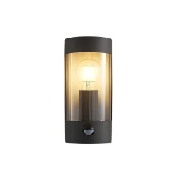 Lindby ulkoseinävalaisin Junias, 24 cm, antrasiitti, sensori