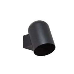 Lindby ulkoseinävalaisin Lupil, musta, metalli, GU10, IP44