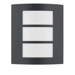 Lindby ulkoseinävalaisin Vimal, E27, 26 cm, musta, alumiinia