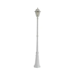 Lindby ulkovalaisin Edana, 211 cm, valkoinen, metalli, E27, IP44