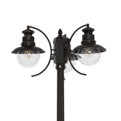 Lindby ulkovalaisin Eddie, 198 cm, ruoste, metalli, IP44, E27