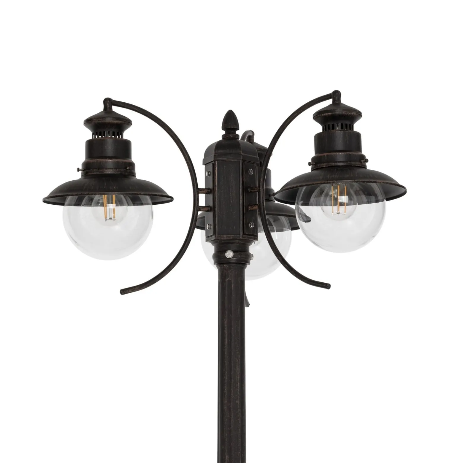 Lindby ulkovalaisin Eddie, 198 cm, ruoste, metalli, IP44, E27