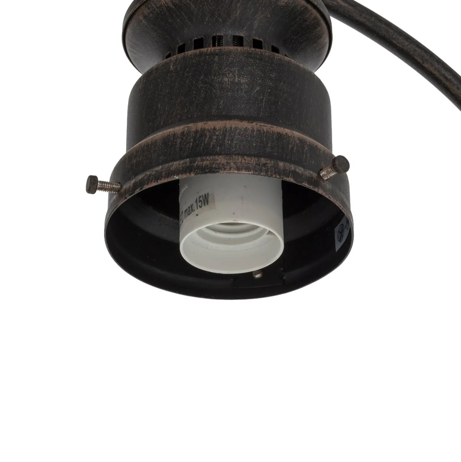 Lindby ulkovalaisin Eddie, 198 cm, ruoste, metalli, IP44, E27