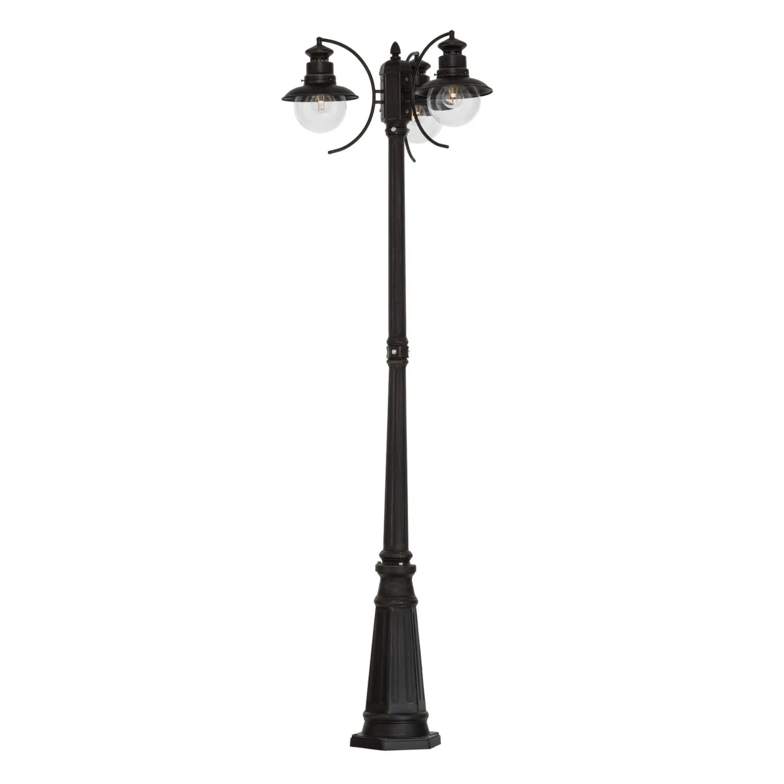 Lindby ulkovalaisin Eddie, 198 cm, ruoste, metalli, IP44, E27