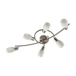 Lindby valonheitin Arda, 75 cm, 6-valo, nikkeli, lasi, E14