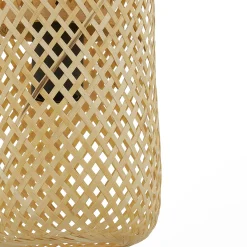 Lindby Venora-riippuvalaisin, Ø 15 cm, bambu, E27