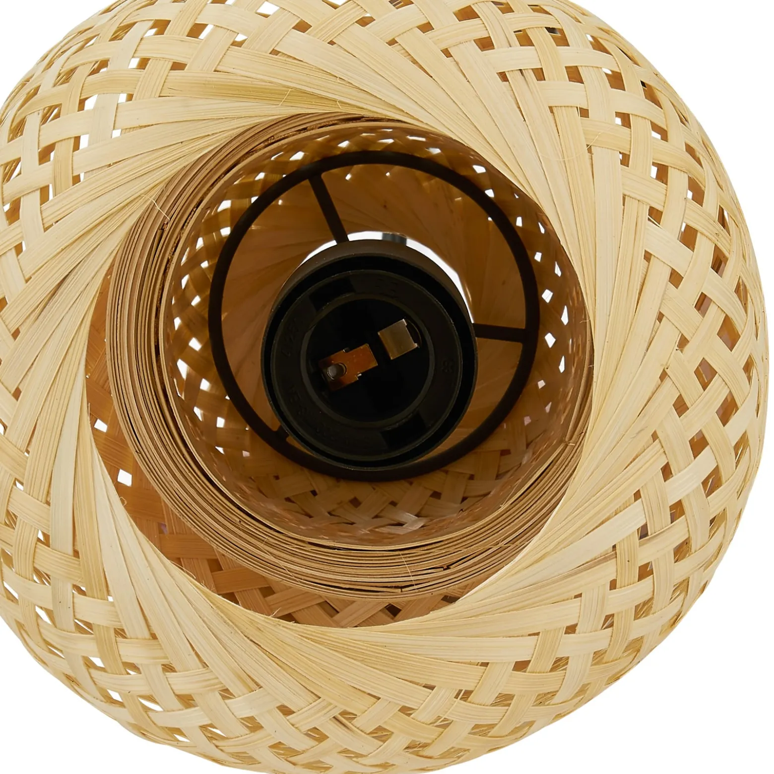 Lindby Venora-riippuvalaisin, Ø 15 cm, bambu, E27