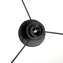 Lindby Yaelle kattovalaisin, Ø 40 cm, rottinki, musta, E27