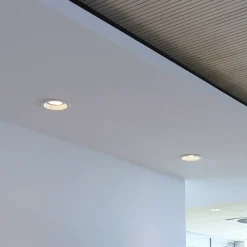 Lämmin valkoinen LED upotettu kattovalaisin COB130 18 W