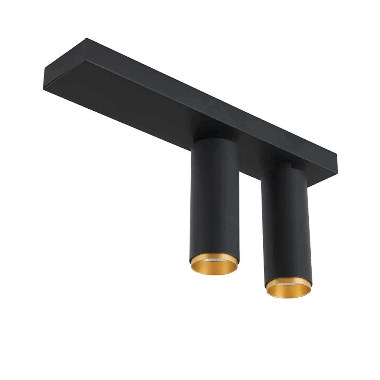 LOOM DESIGN LED-kattokohdevalo X-Beam, 2-lamppuinen, musta
