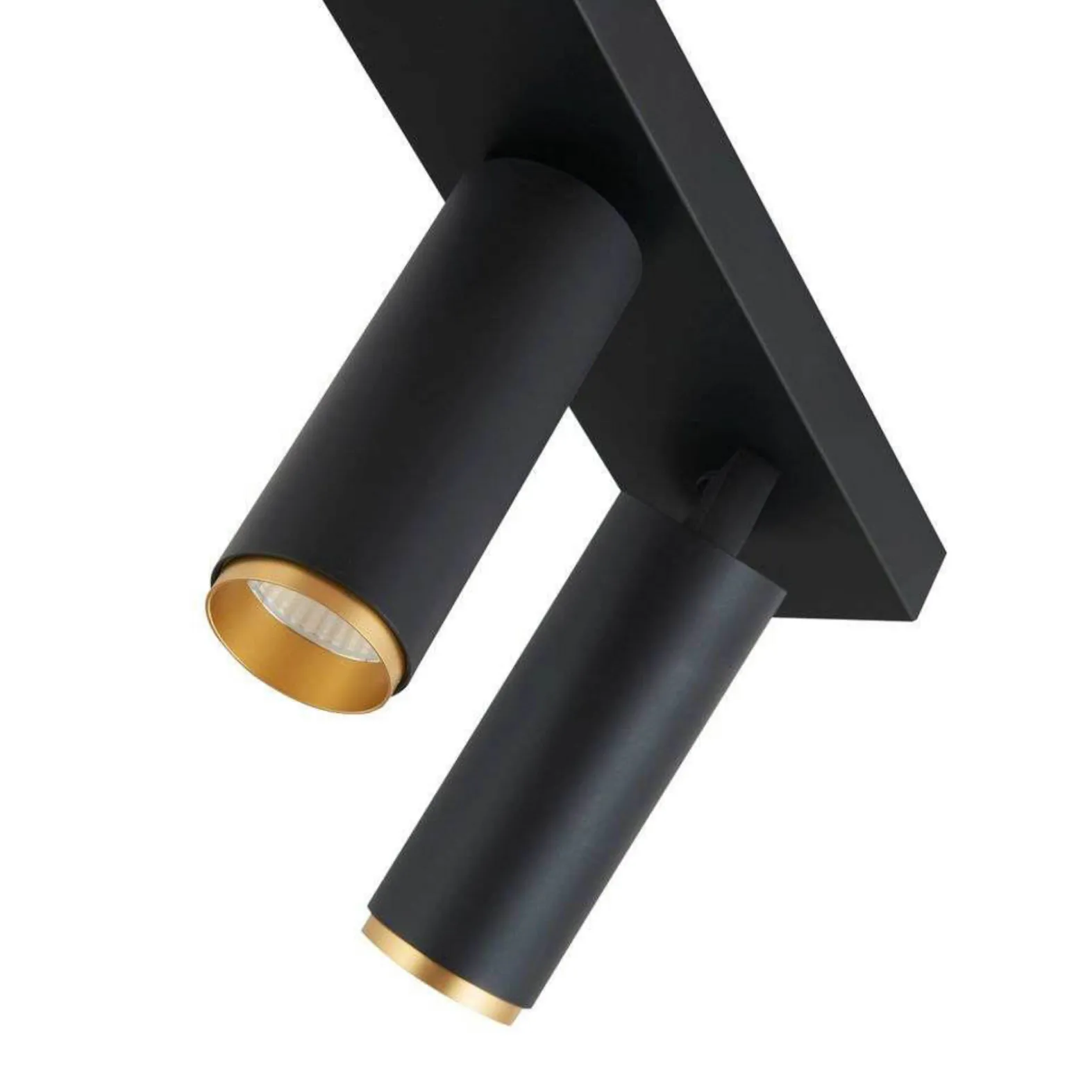 LOOM DESIGN LED-kattokohdevalo X-Beam, 2-lamppuinen, musta