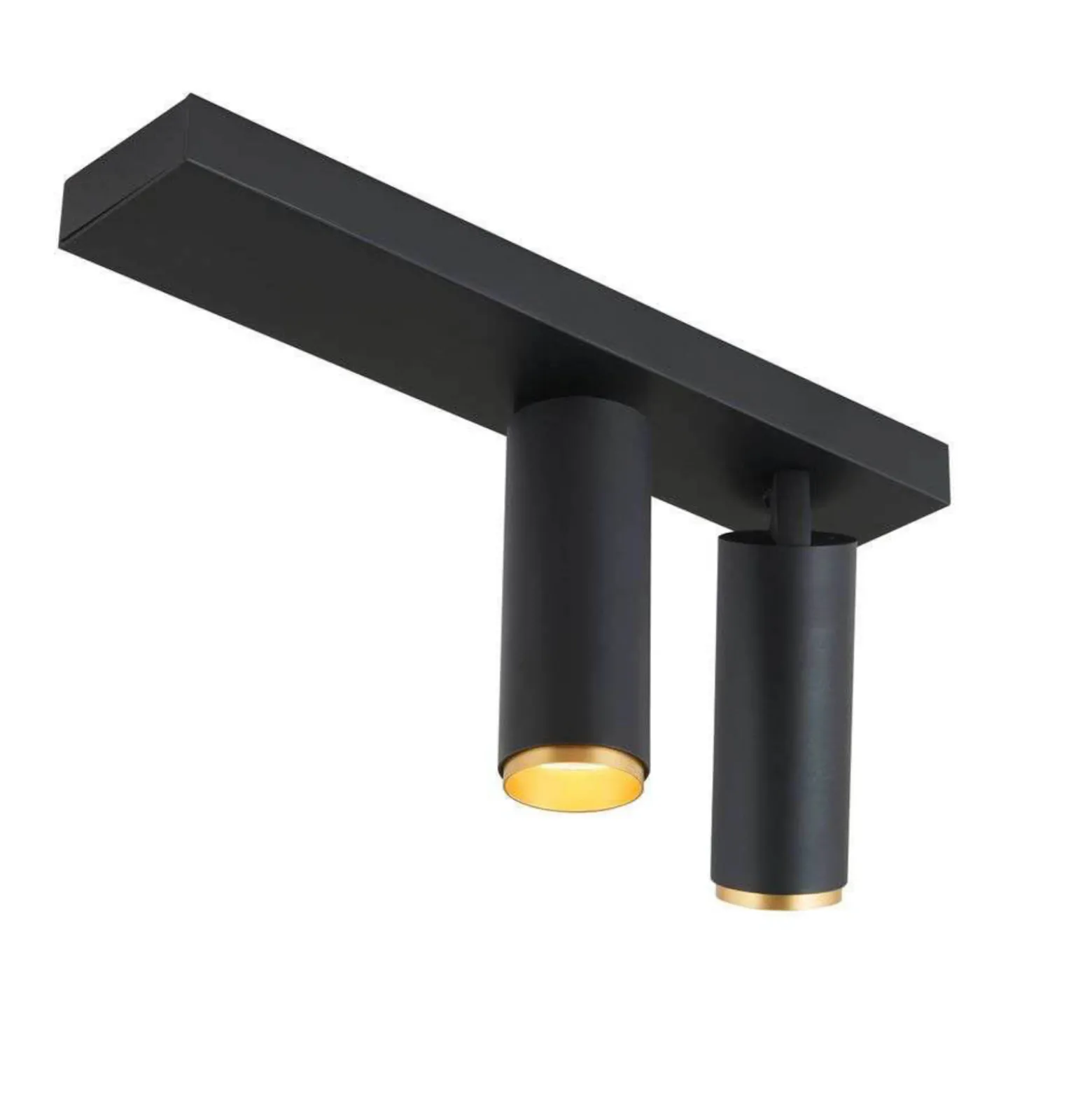 LOOM DESIGN LED-kattokohdevalo X-Beam, 2-lamppuinen, musta